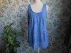 Mooie top/blouse, Ophalen of Verzenden, Zo goed als nieuw, Maat 38/40 (M), Blauw