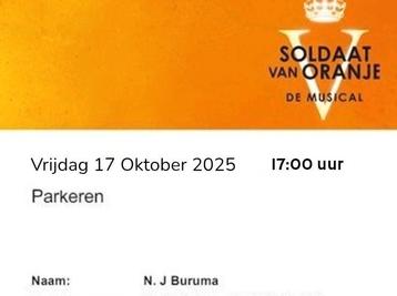 Soldaat van oranje parkeren. €6 beschikbaar voor biedingen