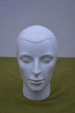 Vintage wit koptelefoon hoofd keramiek Royal Delft 1970`s, Ophalen of Verzenden, Huis en Inrichting
