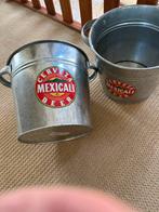 Mexicali zinken Bier Emmer - Nieuw, Ophalen of Verzenden, Nieuw, Overige merken