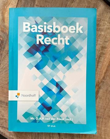 Basisboek Recht – 18e druk beschikbaar voor biedingen