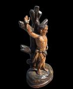 Heilige Sebastiaan 17e eeuws  originele polychromie, Verzenden