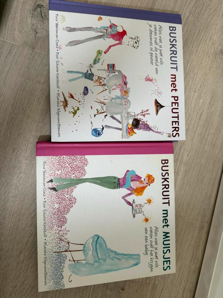 Buskruit met Peuters en Buskruit met Muisjes - Ouderboeken, Boeken, Zwangerschap en Opvoeding, Zo goed als nieuw, Opvoeding tot 6 jaar