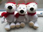 IJsbeer witte beer Enno met kerstmuts merk KINDER FERRERO, Kinderen en Baby's, Ophalen of Verzenden, Nieuw, Beer