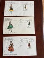 Spaanse Eerste Dag Enveloppen - Set van 3 1968-1969, Ophalen of Verzenden, Onbeschreven, Europa