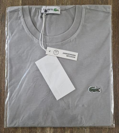 Grijs T-shirt van Lacoste, Kleding | Heren, T-shirts, Nieuw, Maat 48/50 (M), Grijs, Ophalen of Verzenden