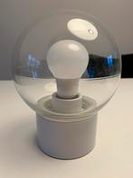 Plafondlamp bol glas, houder keramiek, Ophalen of Verzenden, Zo goed als nieuw, Glas, Authentiek