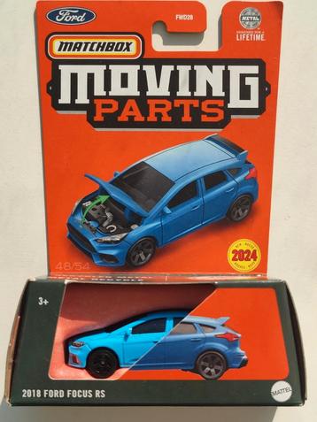 FORD FOCUS RS, 2018 by Matchbox 1/64 beschikbaar voor biedingen