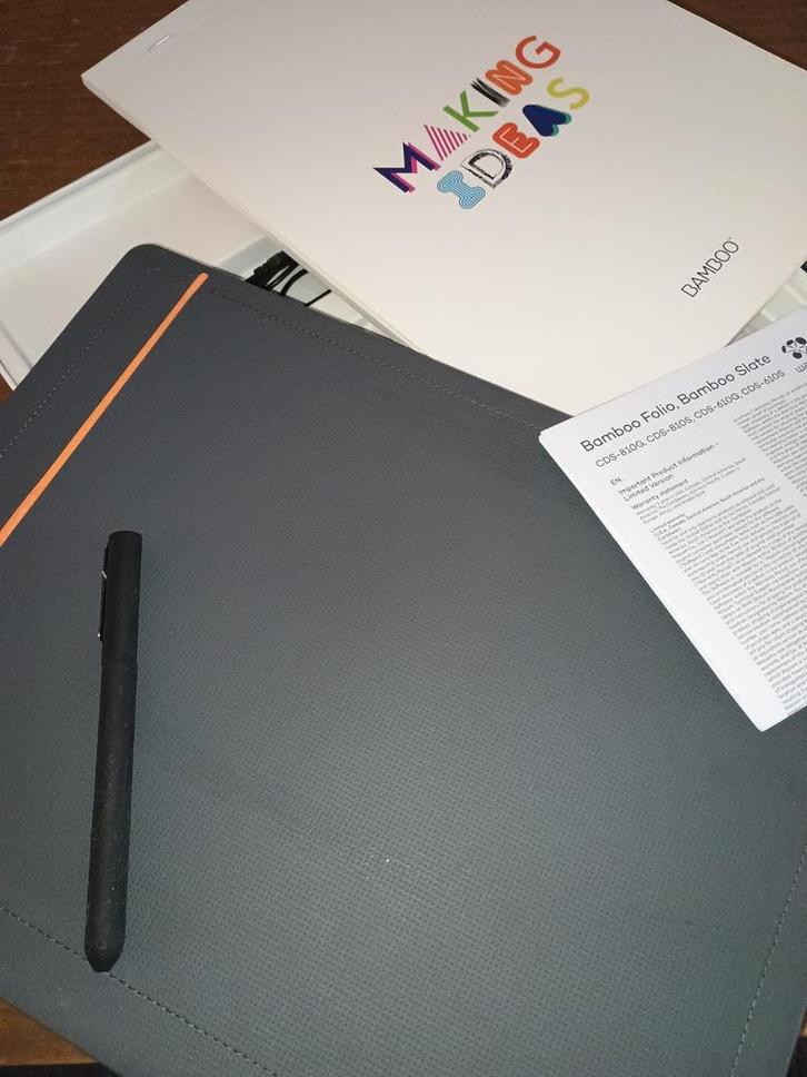 Bamboo Slate Large - Digitaal Notitieblok, Computers en Software, Tekentablets, Zo goed als nieuw, Draadloos, Multi-touch, Ophalen of Verzenden