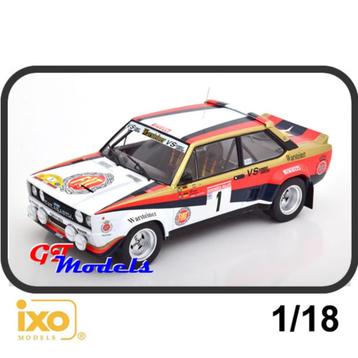 Fiat 131 Abarth -Rohrl Hunsruck Rally 1980 - Ixo 1:18 beschikbaar voor biedingen