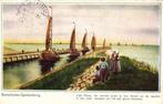 Bunschoten-Spakenburg - boten volk - gelopen, Ophalen of Verzenden, 1920 tot 1940, Gelopen