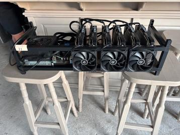 Mining Rig met 6x RTX 3060 Ti beschikbaar voor biedingen