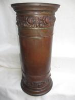 Mooie antieke koperen paraplubak 61cm hoog., Antiek en Kunst, Ophalen of Verzenden, Koper
