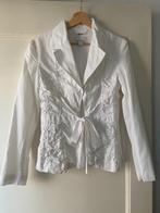 Apart wit zomer jasje/blazer MANGO suit katoen mt L  i.g.st., Maat 38/40 (M), Mango, Wit, Ophalen of Verzenden