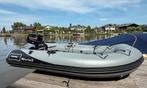 Vortex Leisure Tender 290 met vloerdelen en Mercury bbm, Aluminium, Zo goed als nieuw, Benzine, Minder dan 70 pk