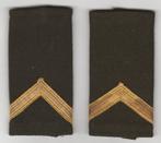set rangen epauletten Sergeant (B12), Verzamelen, Militaria | Algemeen, Ophalen of Verzenden, Landmacht, Nederland, Embleem of Badge