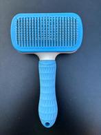 Hondenborstel Slicker blauw voor hond of kat, Dieren en Toebehoren, Ophalen, Zo goed als nieuw