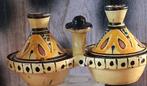 Berbers (Marokko) specerijen potjes. Oud. Handpainted., Ophalen