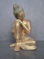 Verguld bronzen beeld/Zen Boeddha/Azië, Ophalen of Verzenden, Nieuw