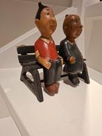 Suske en wiske op houten bankje, Verzamelen, Beelden en Beeldjes, Ophalen, Gebruikt, Overige typen