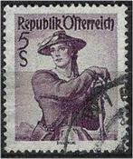 Oostenrijk 1948-1950 - Yvert 754 - Zillertal (ST), Verzenden, Gestempeld