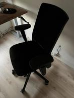 MOET WEG!! Ergonomische bureaustoel, Ophalen, Gebruikt, Zwart, Bureaustoel