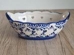 Mooie Vintage Bonbon schaal hartjes Holland Delfts Blauw, Verzenden