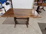 5 stuks mooie klassieke houten tafel met fraaie poten 80x130, Ophalen