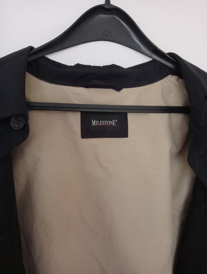 Te koop prima heren zomerjas Milestone mt 56, Kleding | Heren, Jassen | Zomer, Zo goed als nieuw, Maat 56/58 (XL), Blauw, Ophalen of Verzenden