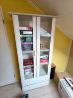 Vitrinekast met 3 lades, Huis en Inrichting, Ophalen, Gebruikt, Met deur(en), 50 tot 100 cm