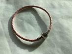 Pandora roze leren armband d1 590705cmp, Verzenden, Nieuw, Roze, Leer