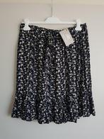 Bloomings viscose zwart bloementjes rokje XL NIEUW!, Zwart, Maat 46/48 (XL) of groter, Nieuw, Ophalen of Verzenden