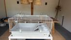 Fernplast knaagdierkooi wit, Kooi, Zo goed als nieuw, Cavia, 75 tot 110 cm