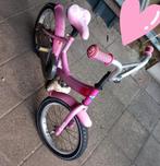 Gebruikte stevige 16 inch roze leerfiets voor meisjes., Fietsen en Brommers, Fietsen | Kinderfietsjes, Ophalen, Gebruikt, 16 tot 20 inch