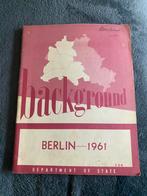 Berlin 1961. Department of State. Bouw Berlijnse Muur. DDR., 20e eeuw of later, Europa, Ophalen of Verzenden, Zo goed als nieuw