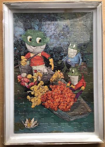 Vintage Rick de Kikker puzzel van Clipper - 96 stukjes beschikbaar voor biedingen