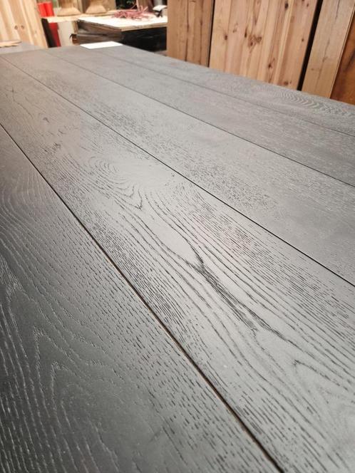 EIKEN VLOER PAKKET 120M2 BLACK LEGKLAAR GELAKT TOPKWALITEIT, Huis en Inrichting, Stoffering | Vloerbedekking, Nieuw, Parket, Zwart