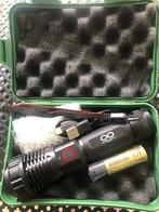 Militaire Zaklamp 2000 Lumen - Waterproof IP-66, Ophalen of Verzenden, Nieuw, Batterij