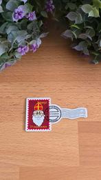 Zelfgemaakte Sinterklaas postzegel sticker met stempel, Diversen, Ophalen of Verzenden, Nieuw