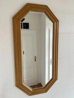 Magnifieke Geslepen Eiken Spiegel Voor In Entree/Garderobe, Antiek en Kunst, Ophalen, Rechthoekig, Minder dan 50 cm, Minder dan 100 cm