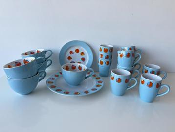 Servies, Rooie Kater / Jan, Jans en de Kinderen / Jan Kruis beschikbaar voor biedingen
