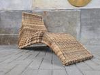 Karlskrona Ligstoel Design by Malmvall Ikea Relax Stoel A, Gebruikt, Bruin, Riet of Rotan, Ophalen of Verzenden