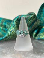 Smaragd tanzaniet geluk beschermt intuïtie welvaart liefde, Sieraden, Tassen en Uiterlijk, Ringen, Nieuw, Ophalen of Verzenden