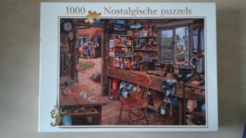 Innovakids nostalgische puzzel 'dad's shed'