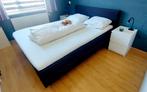 2 persoons boxspring inclusief topper, dekbed en kussens, Ophalen, Zo goed als nieuw, Tweepersoons