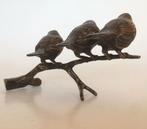 3 musjes op tak BronzenBeelden-Winkel, Antiek en Kunst, Ophalen of Verzenden