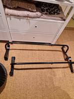 Dekenrail voor paardenstal.( 2) Op staldeur.Zwart Metaal, Ophalen, Gebruikt, Overige soorten