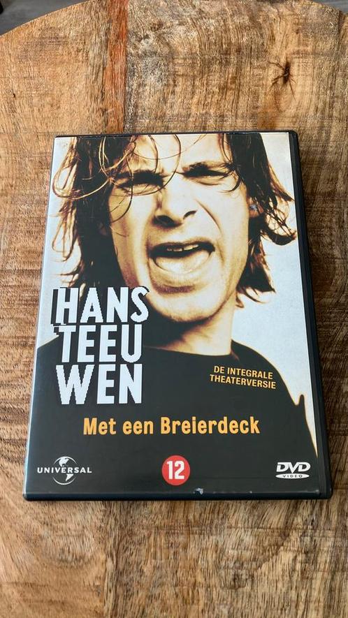 Dvd Hans Teeuwen Met een Breierdeck         (9), Cd's en Dvd's, Dvd's | Cabaret en Sketches, Zo goed als nieuw, Stand-up of Theatershow