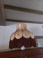 Grote retro bruine lampenkap, Huis en Inrichting, Ophalen, Gebruikt, Rond