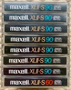 8x Maxell XLII-S90 XLII-S60 cassettebandjes 1986 JAPAN XLIIS, Cd's en Dvd's, Cassettebandjes, Gebruikt, 2 t/m 25 bandjes, Ophalen of Verzenden